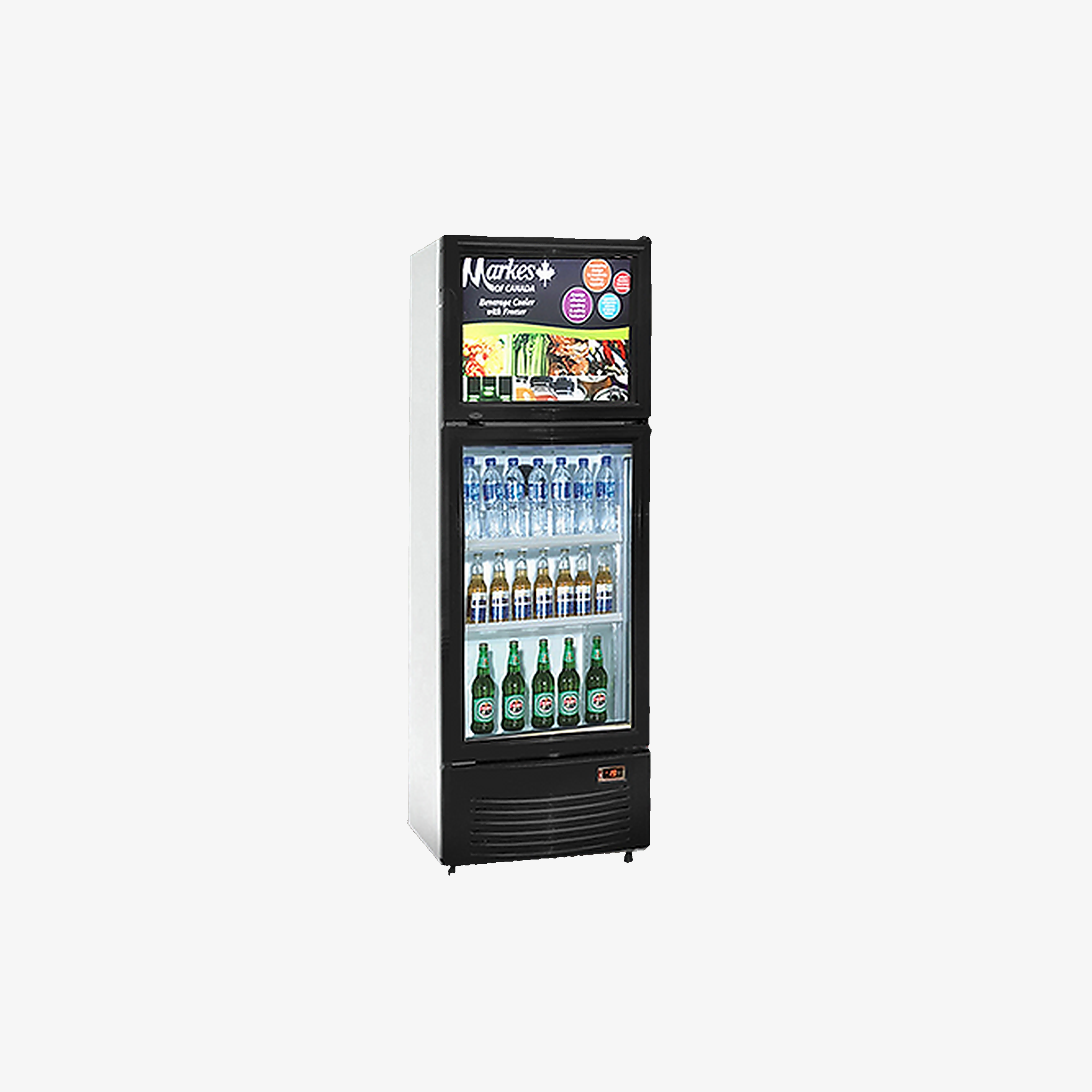Promo: MARKES BEVERAGE COOLER W/FRZ 7.5 CUFT