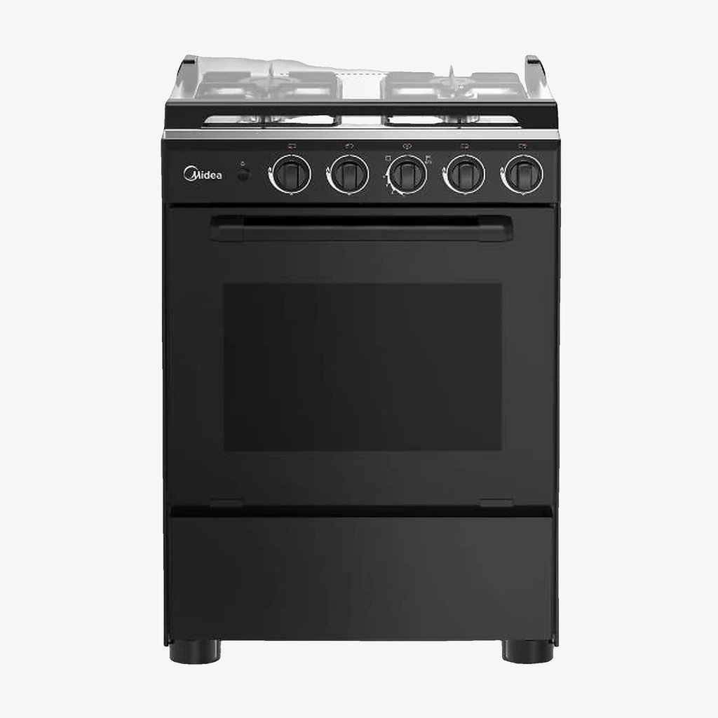 MIDEA GASRANGE 3+1 50CM BLACK W/RT (63GSR050MMER-B1)