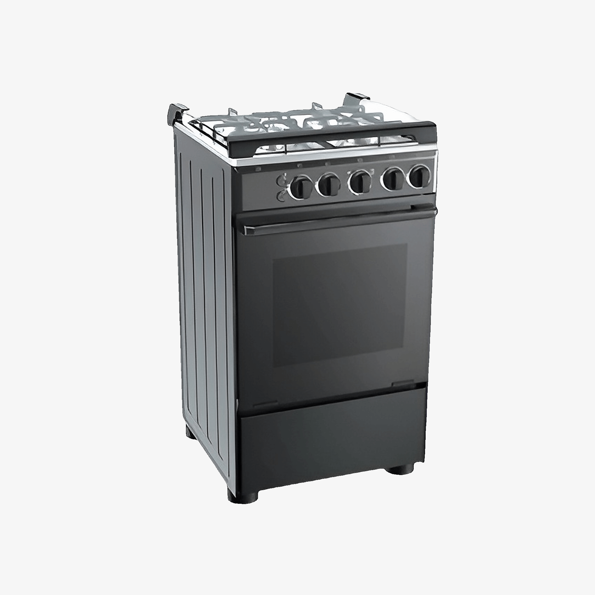 MIDEA GASRANGE 4BURNER 50CM BLK W/RT (63GSR050MMGR-B1)