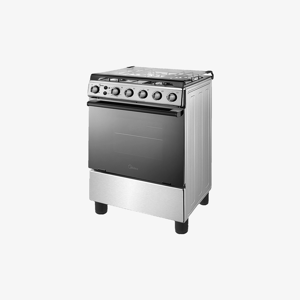 Promo: MIDEA GASRANGE 60CM 4GAS SILVER
