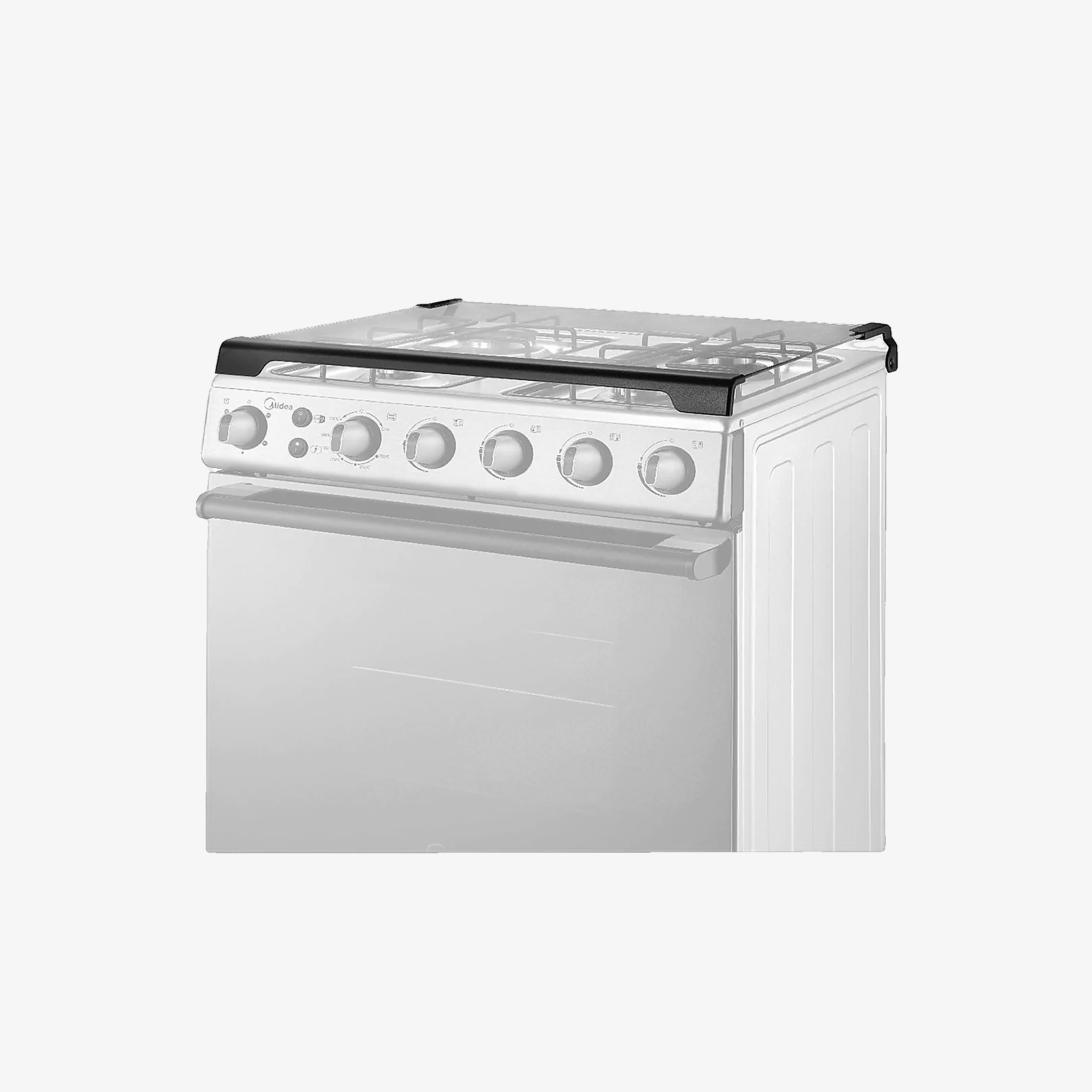 MIDEA GASRANGE 60CM 4GAS SILVER (24BMG4G057-S1  )