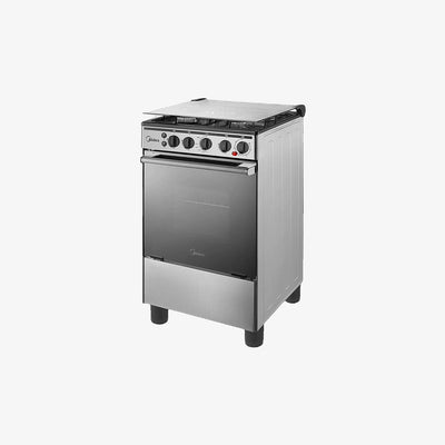 Midea Gas Range 50cm 3 Gas 1HP Silver (20BMG4Q007-S1)