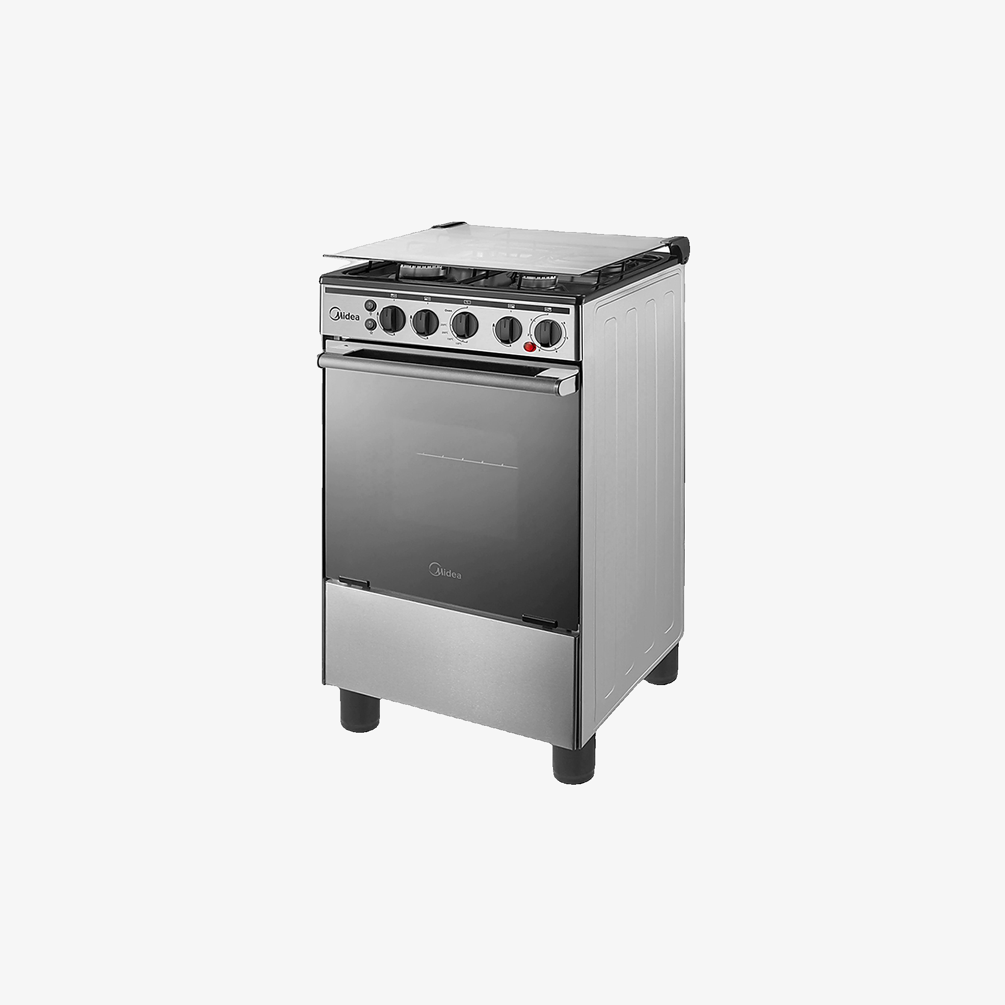 MIDEA GASRANGE 50CM 3G1HP SILVER (20BMG4Q007-S1  )