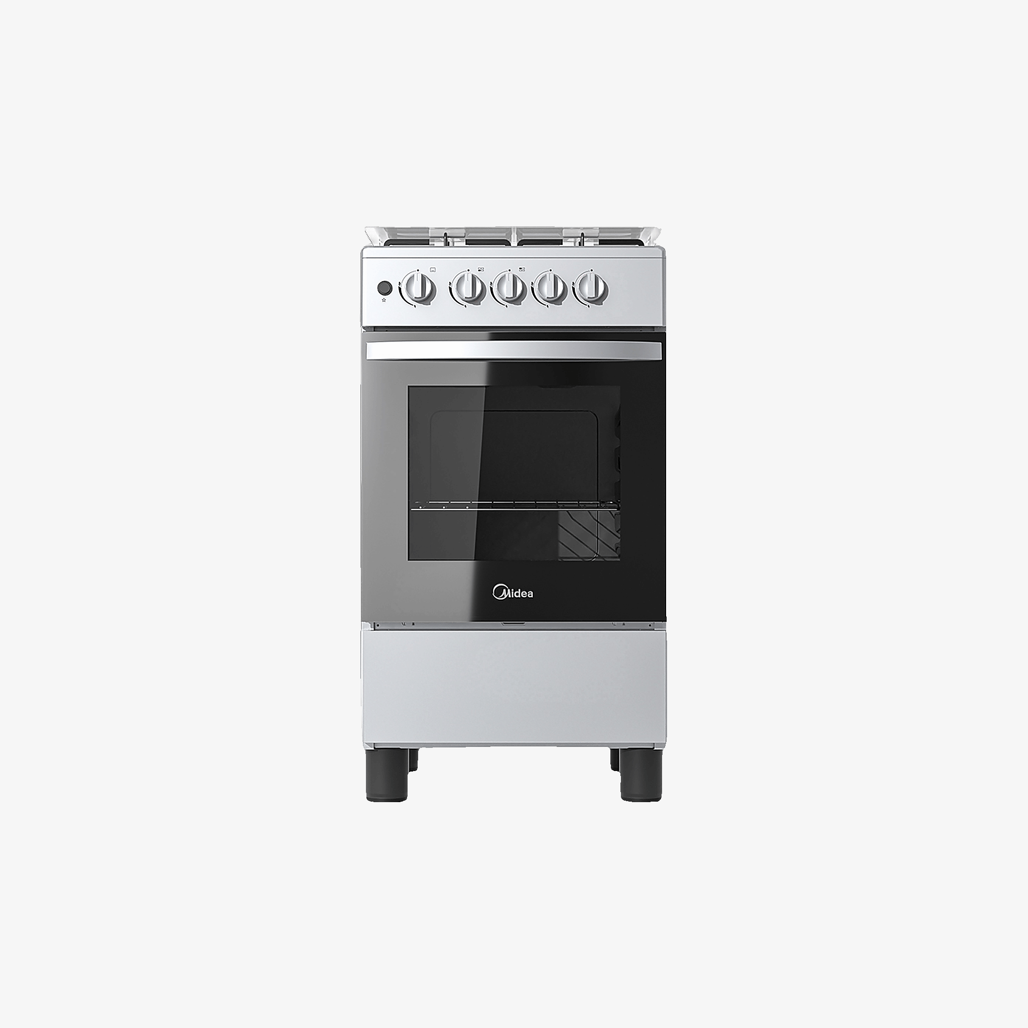Promo: MIDEA GASRANGE 50CM 4GAS CHAMPAGNE