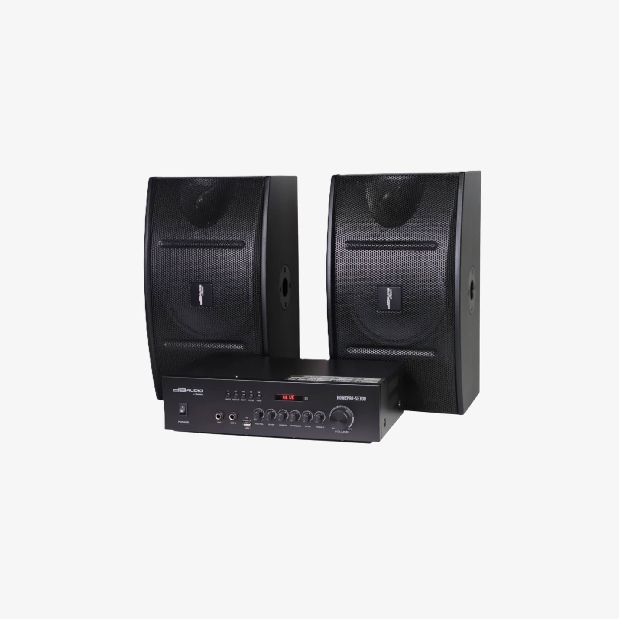 DB AUDIO AUDIO 8-INCH SPEAKER-AMPLIFIER 600W (HOMEPRO SET-08 )