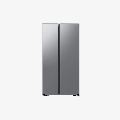 Samsung 20.5cu.ft. Refrigerator Side-by-Side AI Energy Mode Midnight Silver