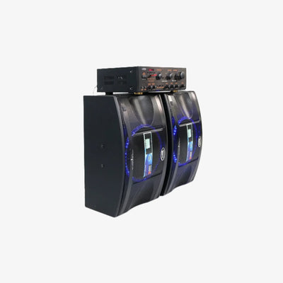 DB Audio 2000W Amplifier and Speaker Set with 15-Inch Speakers, USB and Bluetooth - second image