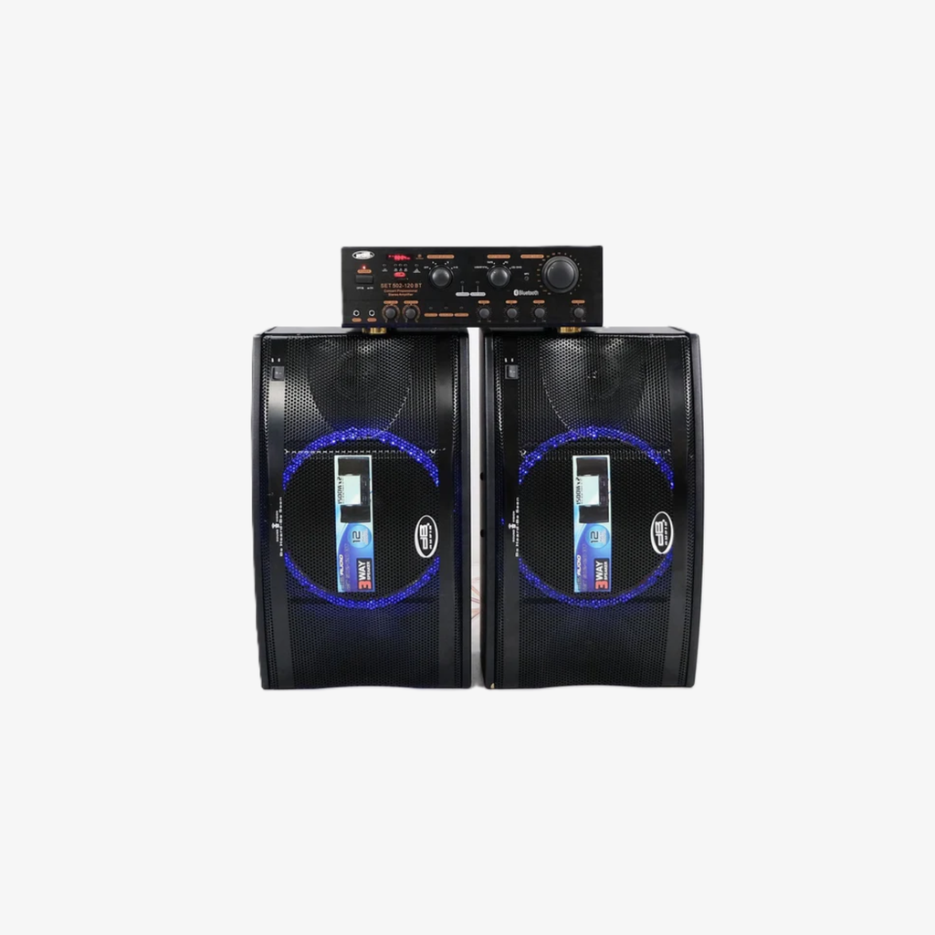 Promo: DB AUDIO AMP & SPK SET 15-INCH 2000W USB BT