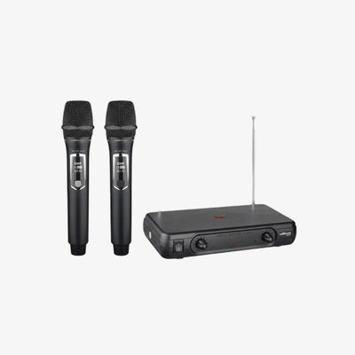 DB Audio Rechargeable Ultra High-Freq Wireless Mic x2 (MC-UHF-203R)