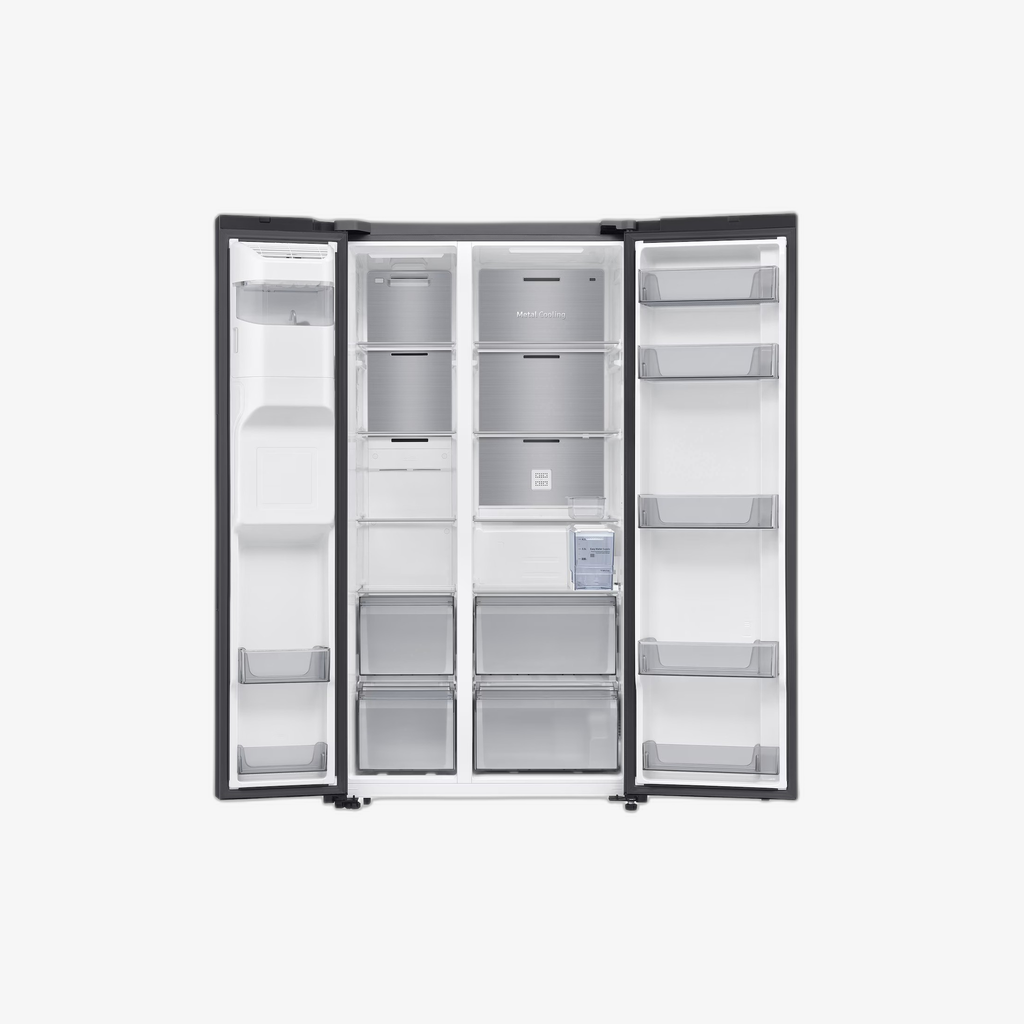 Promo: SAMSUNG REF 21.8 SBS W/WATER&ICEDSPNSR