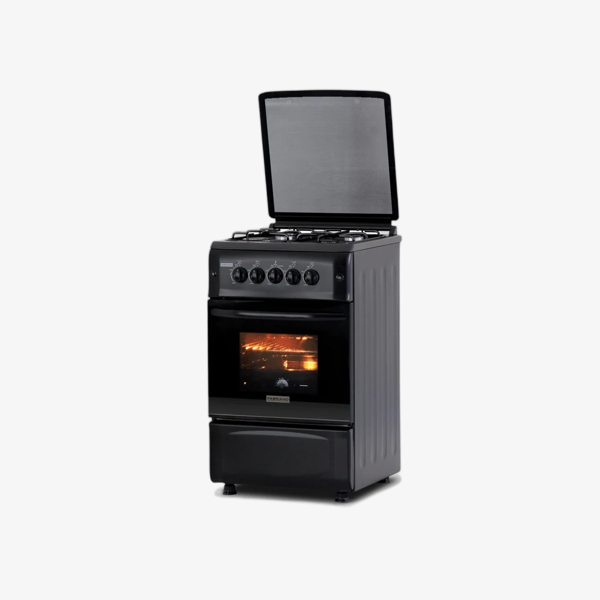 FABRIANO GSR 50X55CM 4GAS BURNER BLACK (F5S40G2-BL     )