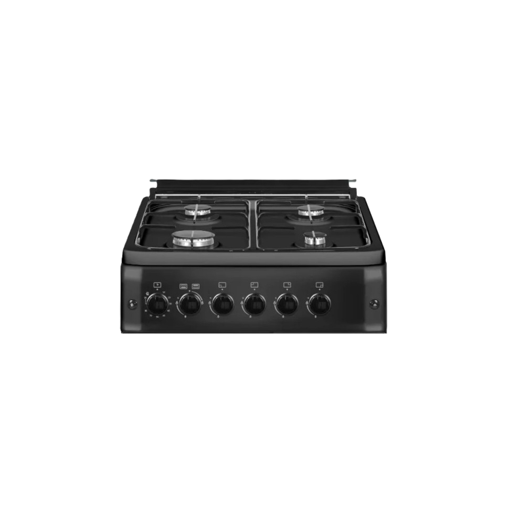 FABRIANO GSR 60X60CM 4GASBRNR MATTE BLK (F6S40G2-BL     )