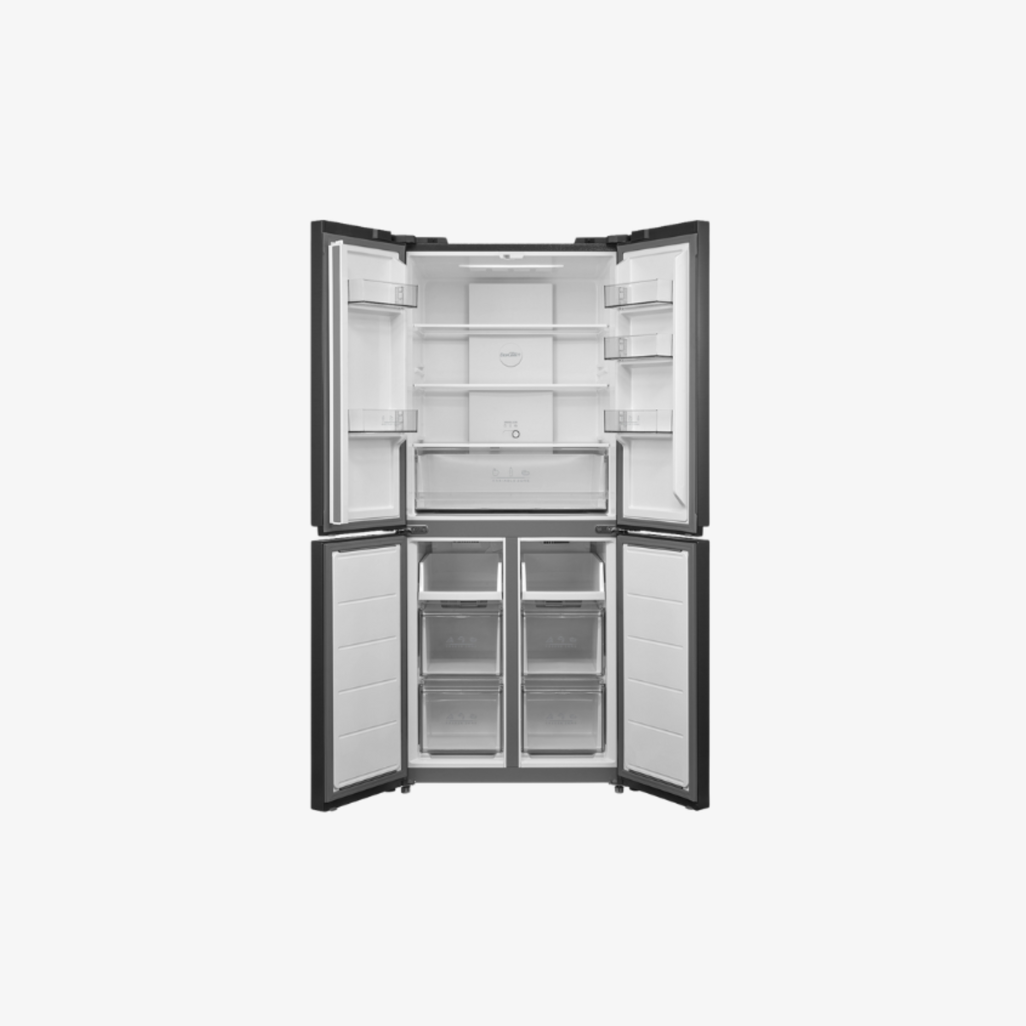 Condura Refrigerator Multi-Door 14.4 NF Inverter Titanium Silver (CMD144ITS)