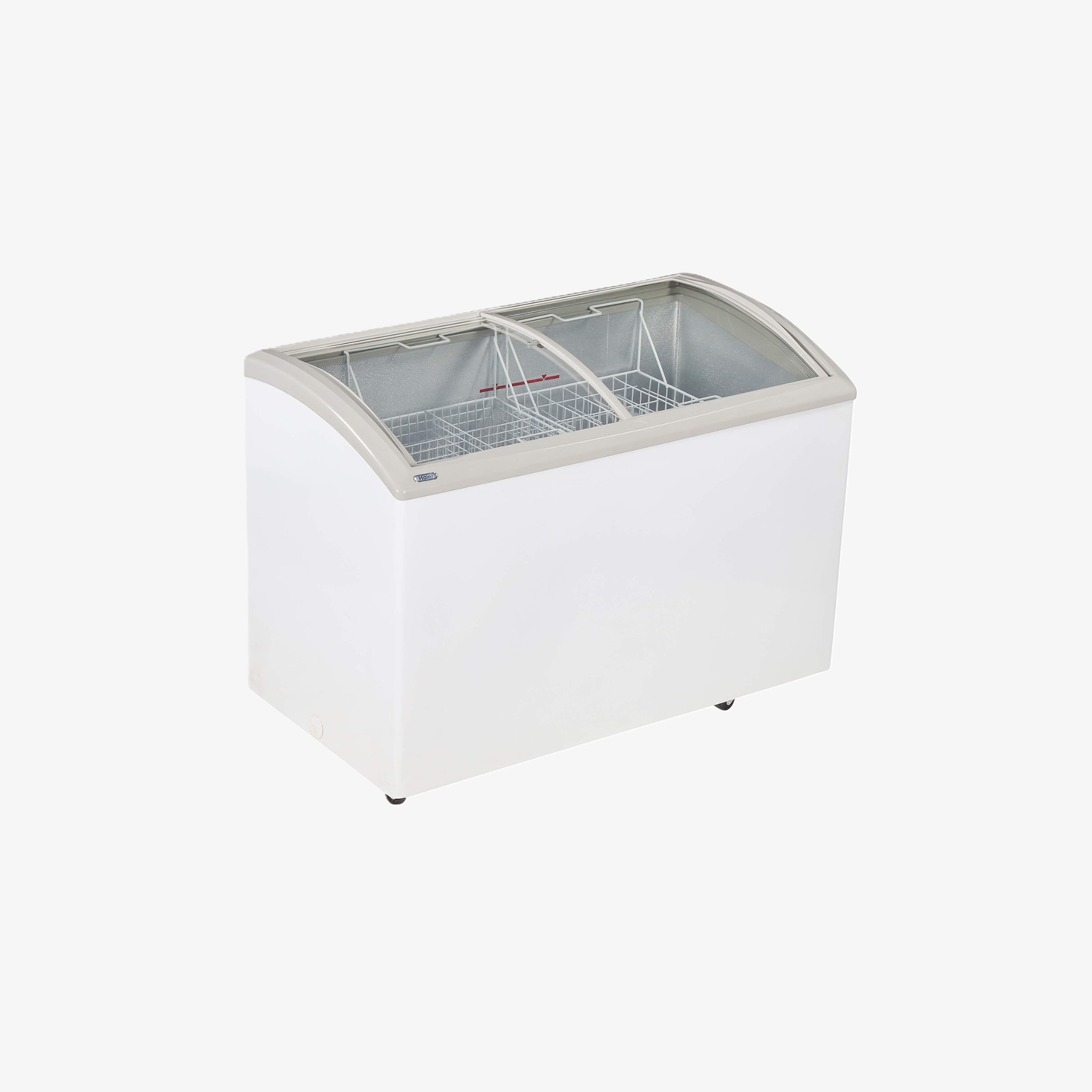 Haier Chest Freezer 7.7 CuFt Curve Glass (SD-217M)