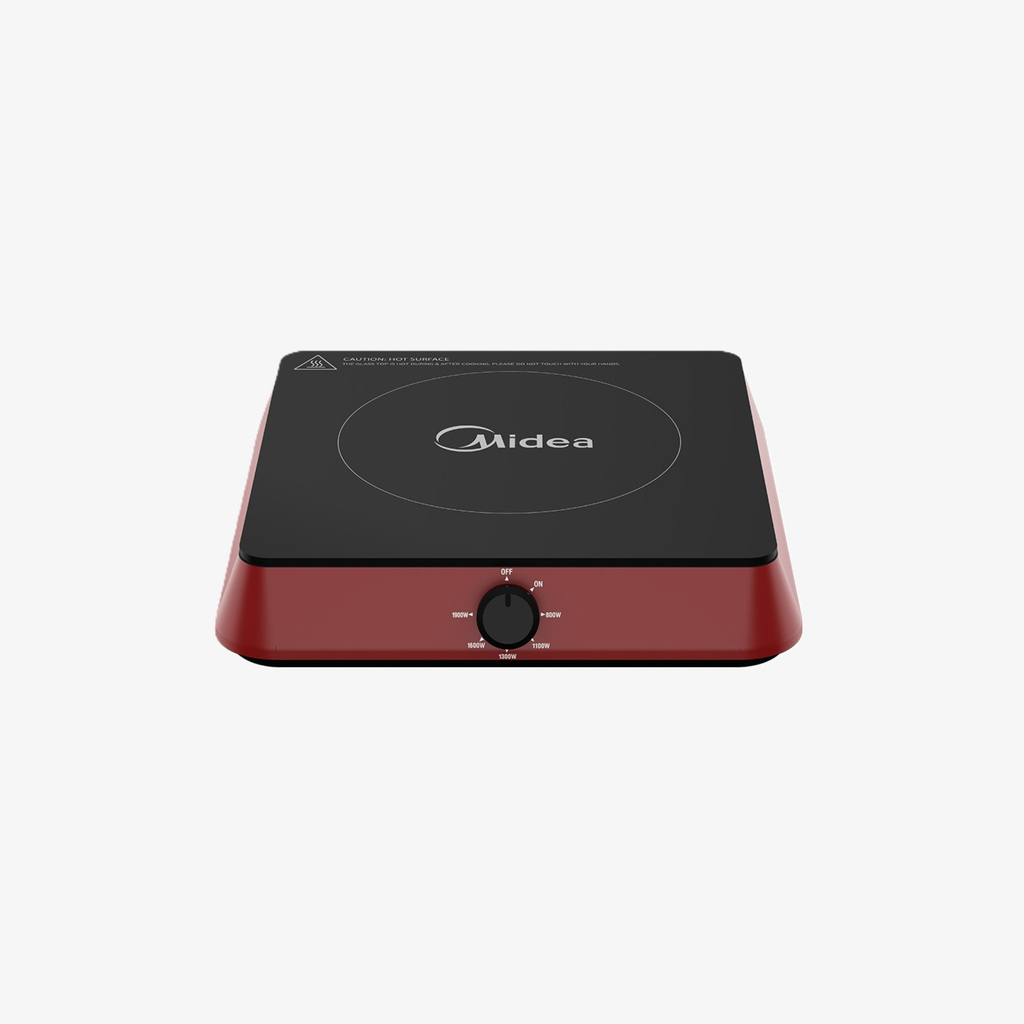Midea Mechanical Induction Cooker 1600W Red (MIC161K0BGKH(R))