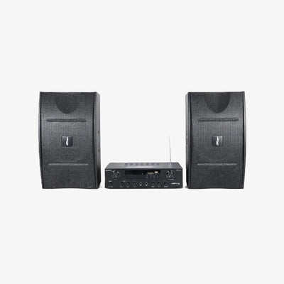 DB Audio 1200W Hybrid Amplifier Set with Dual 10-Inch Speakers