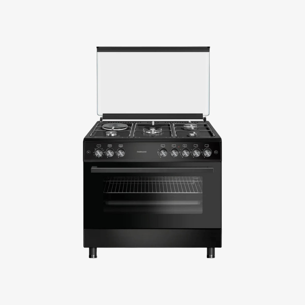 Fabriano 90cm Gas Range 4-Burner with Pool Burner Luxury