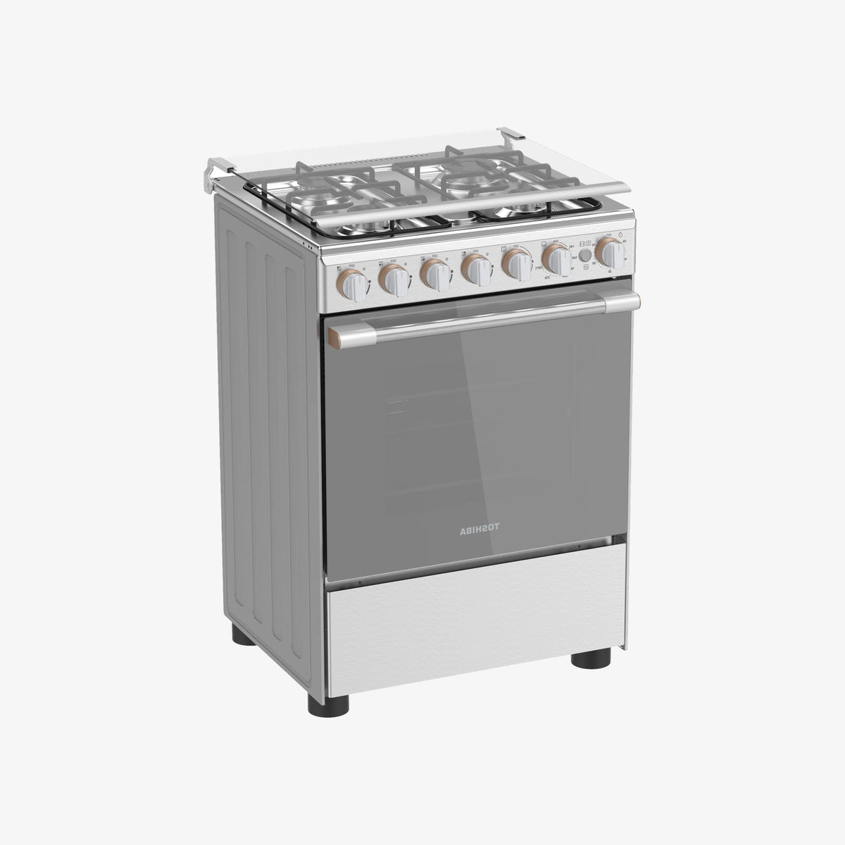 Toshiba Gas Range 60cm 4-Burner (RB2-60G4GE(MR))