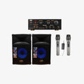 Bundle Promo: DB Audio Amplifier FM, BT 1000W (DB-502-12-BT) + Speaker Premium 12-Inch 500W x2, LED (SUMO 12) + Rechargeable Wireless Mic (MC-UHF-202R)