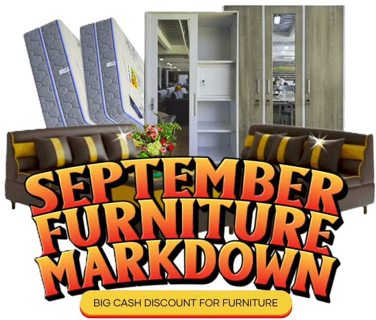 Furniture Markdown promotional badge
