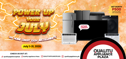 Home Credit promotional banner for appliance installment deals